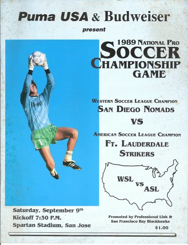 USA NPSL Championship Game '89 : San Diego Nomads v Fort Lauderdale Strikers (3)