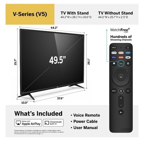 VIZIO 50" Class V-Series 4K UHD LED SmartCast Smart TV V505-J - Picture 5 of 22