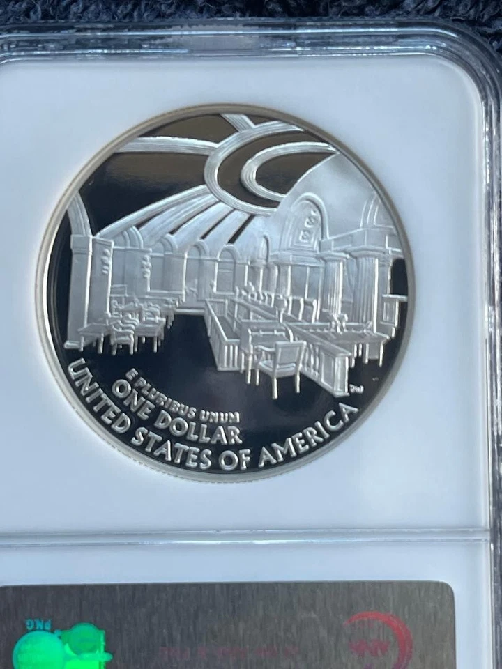 2005-P JOHN MARSHAL COMMEMORATIVE PROOF SILVER DOLLAR~NGC PF70 UCAM~LOW MINTAGE - Image 4 of 4