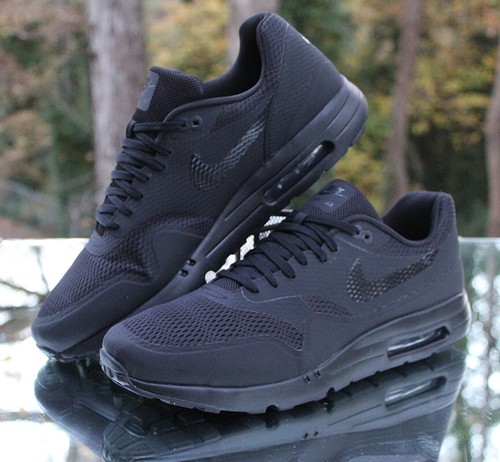 paracaídas traje Cuerda Nike Air Max 1 Ultra Essential Men's Size 14 Triple Black 819476-001  823233811669 | eBay