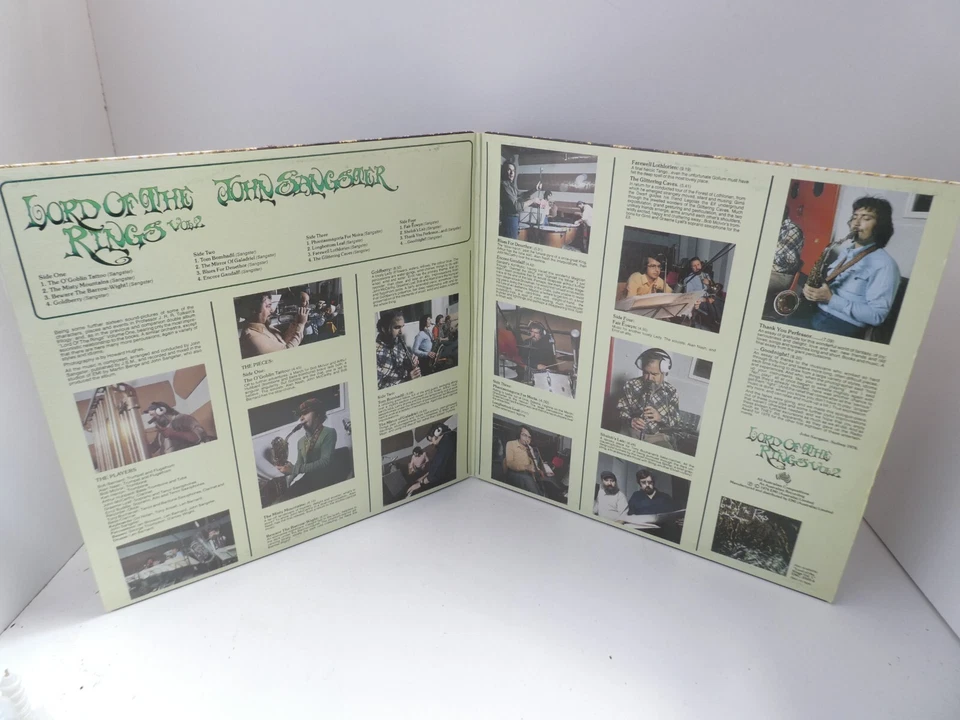 LORD OF THE RINGS VOL.2 EMI RECORDS LABEL 1976 RECORD DOUBLE GATEFOLD  LP VINYL - Image 3 of 4