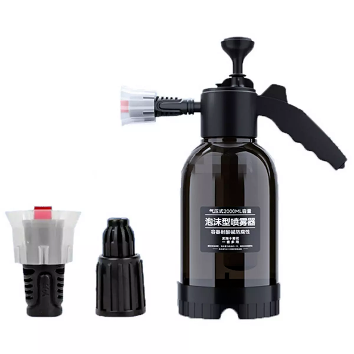 2L Car Cleaning Wash Foam Sprayer Hand Spray Type Pressure Washer Nozzles Bottle