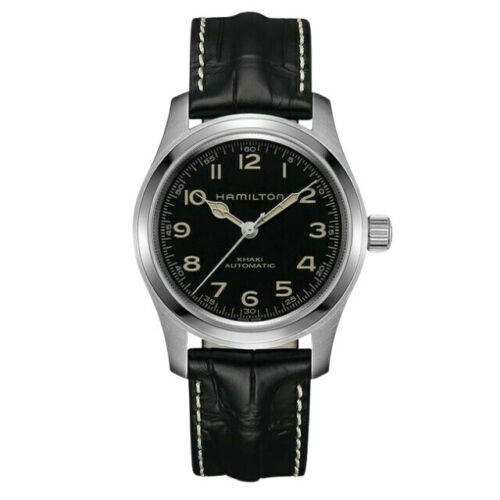 Hamilton Khaki Field Chronograph Automatic Black Dial Men's Watch