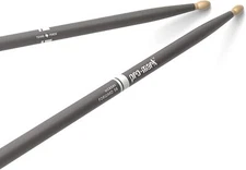 ProMark Classic Forward 5B Painted Gray Hickory Drumsticks, Oval Wood Tip, One P
