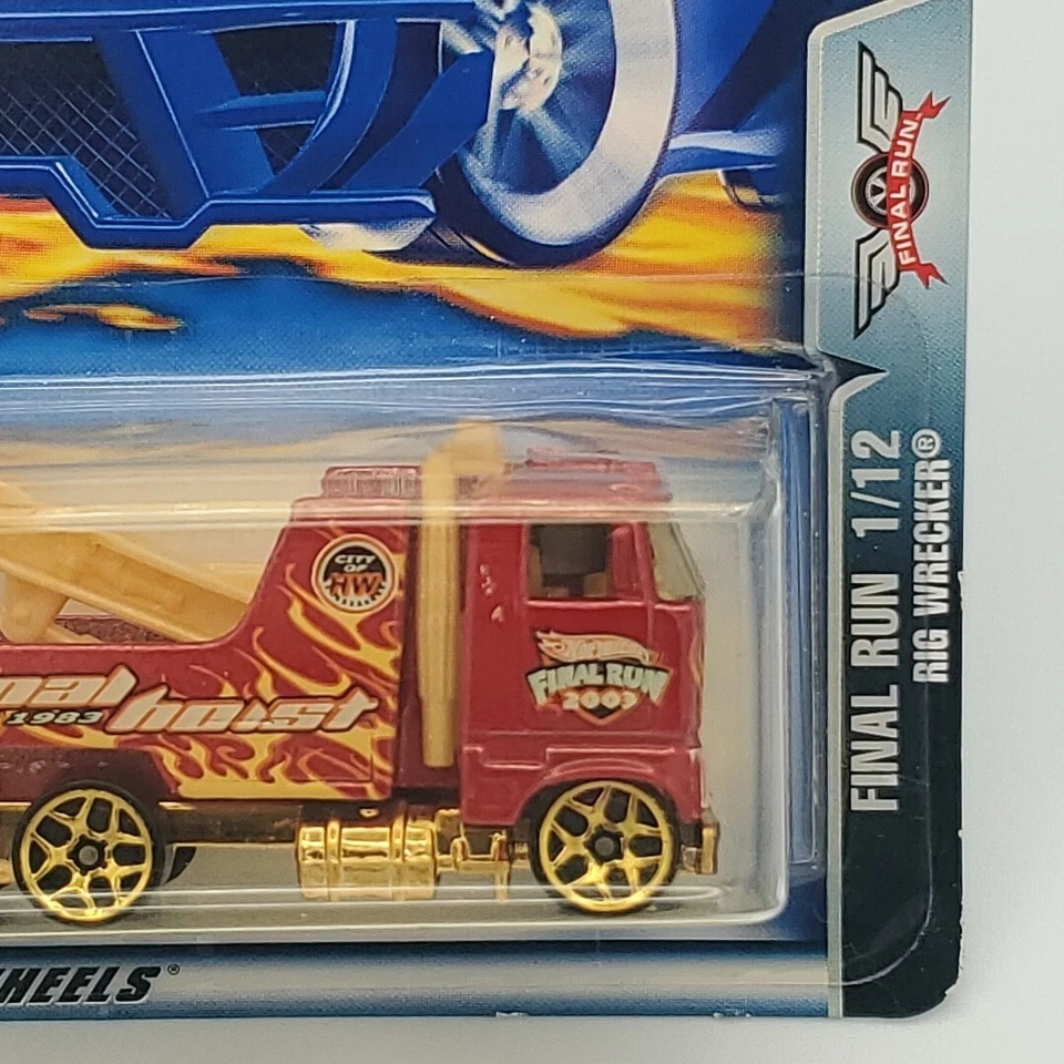 Hot Wheels 2003 Final Run 1/12 Rig Wrecker #195 - Image 4 of 4