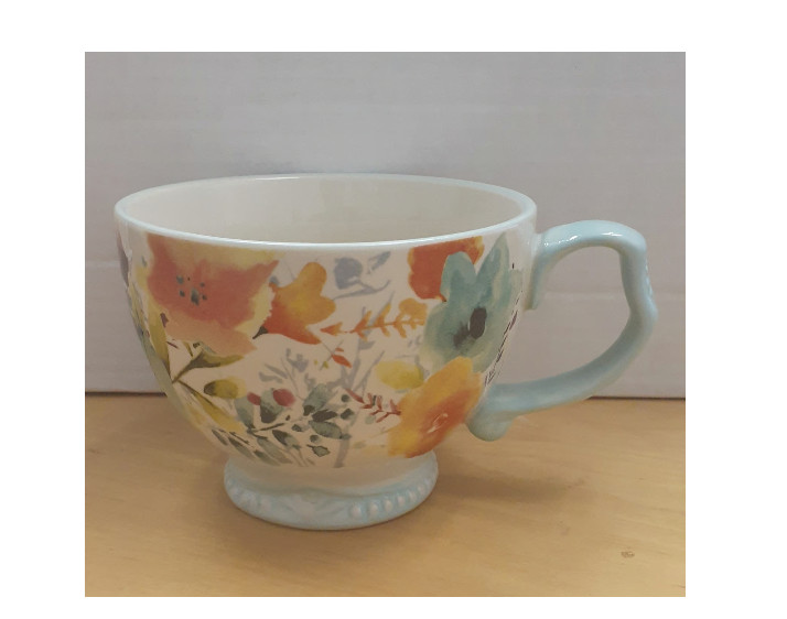 2 Pioneer Woman Collection Willow Soup Bowl/Large Coffee 27oz And 24oz Mug