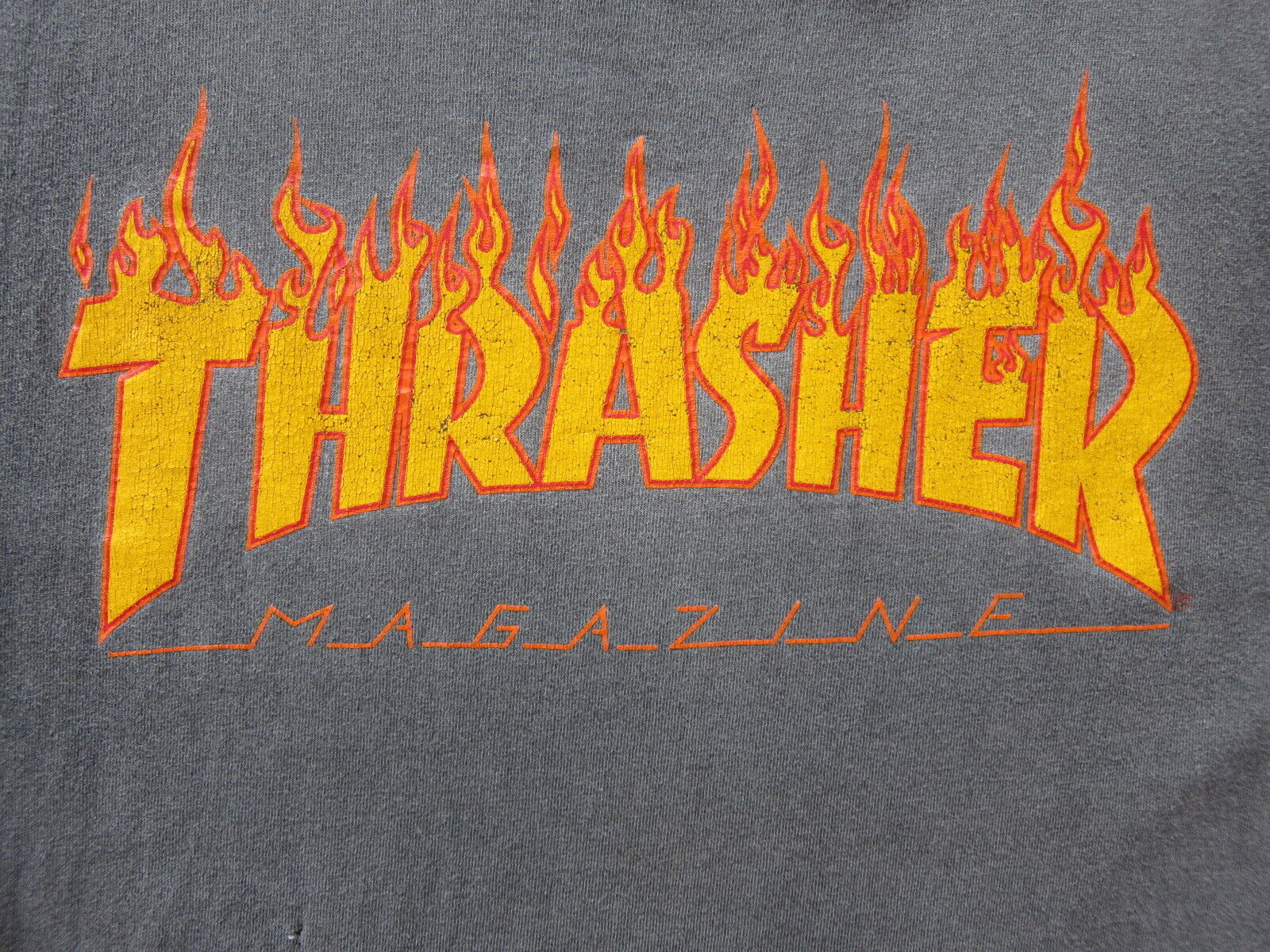 Vintage Thrasher t-shirt skate surf powell peralt… - image 1