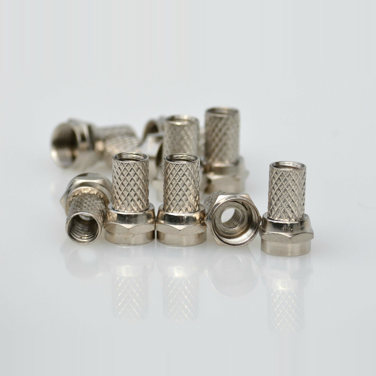 5 Connettori Maschio Tipo F Per Cavo Rg6/U TV/satellite - Foto 3