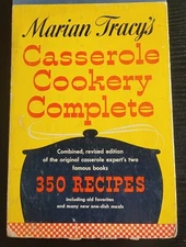 Marian Tracy’s Casserole Cookery Complete Spiral Cookbook – 1956 Vintage