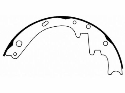For 1964-1966, 1968-1977 Ford Custom 500 Brake Shoe Set Wagner 16498QF 1965 1969
