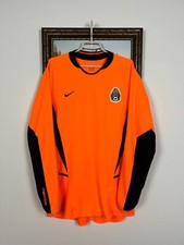 Mexico Goalkeeper football shirt 2004 Soccer Nike National Team Orange Jersey L