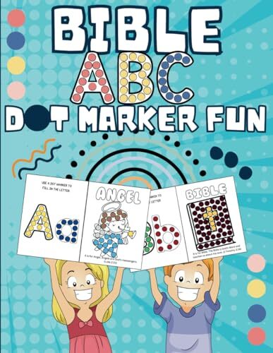 Bible ABC Dot Marker Activity Book - Creative Learning Through Scripture  