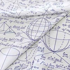 55''Wide By Yard Geometry Design Viscose Fabric Soft Shirt Material Rayon Poplin