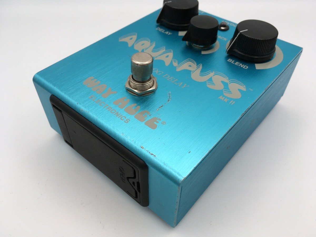 ［中古］WAY HUGE AQUA PUSS MK II アナログディレイ 透明感のあるディレイ】WAY HUGE AQUA-PUSS MkII レビュー│機材