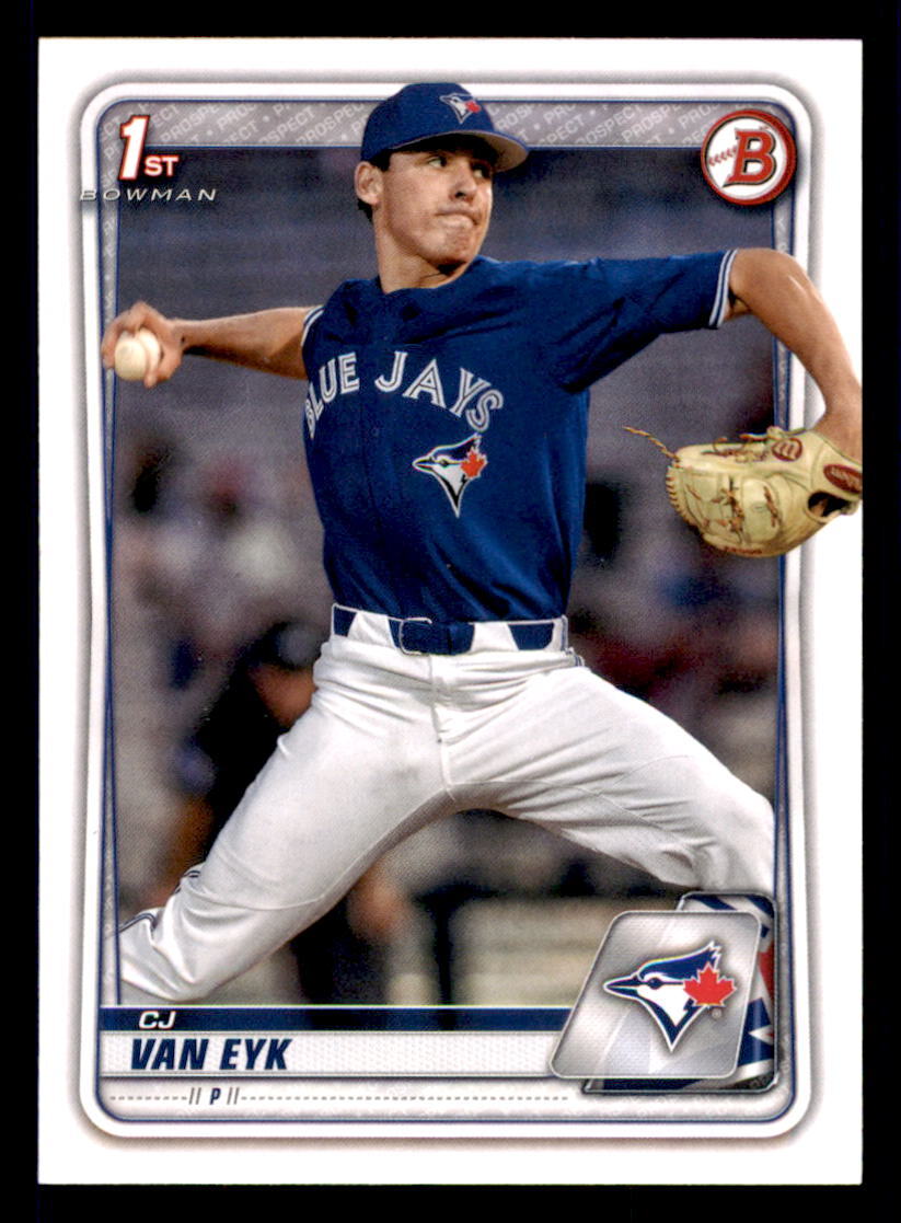 eyeknow74です 2020 Bowman Draft #BD-93 CJ Van Eyk Toronto Blue Jays | eBay