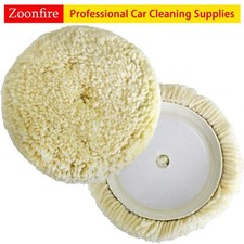 Polishing Pad Buffing Pads 2pc 6inch 100 Natural Wool Hook Grip Buffing Pads Us
