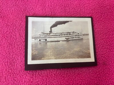 1920 OREGON ogle county ILLINOIS vintage PHOTO boat ROCK RIVER steamer SHIP