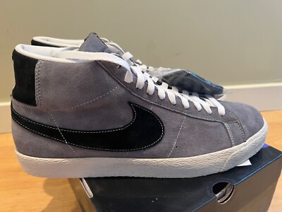 2007 Nike Blazer SB Made in '81 Flint Grey Black White size 13