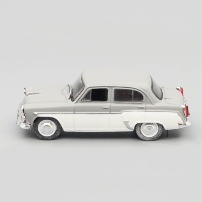 Moskvich-407 Gray-White Car Diecast Model 1:43 ALL004WGr