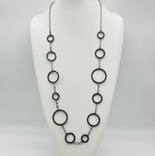 Brighton Townsend Necklace Silver Tone Textur...