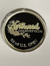 1952 U.S. Open Championship 1" Coin Golf Marker - Northwood Country Club