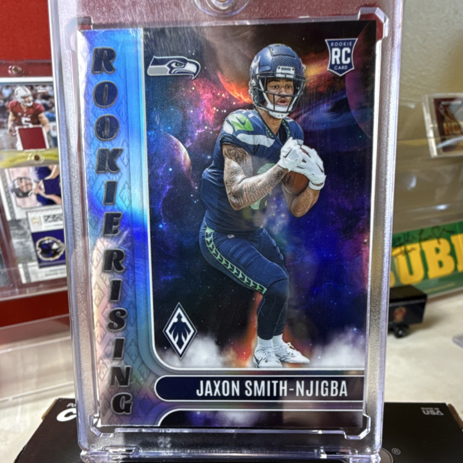 2023 Panini Phoenix Rookie Rising Jaxon Smith-Njigba #RIS-9 Seattle Seahawks RC