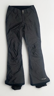 Columbia Omni Heat Tech Pants Ski Snow Pants Waterproof Black Size Regula XS