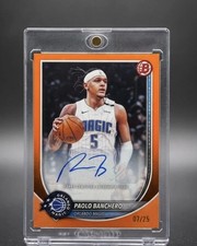 Topps 2025-26 Bowman Basketball Paolo Banchero Magic Auto Insert RVA-PB 07/25