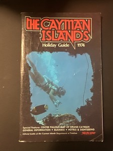 Vintage 1974 The Cayman Islands Grand Little Cayman Holiday Guide W/ MAP Insert