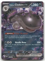 Paldean Clodsire ex 059/091 Paldean Fates Double Rare Holo