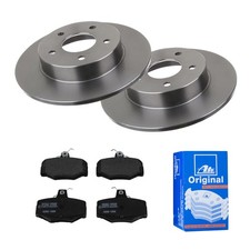 ATE BREMSSCHEIBEN Ø278mm + BREMSBELÄGE HINTEN FÜR NISSAN ALMERA TINO V10