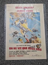 Original French Movie Poster You Only Live Twice. Purchased In Sain Paris.