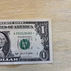 Birthday Anniversary Star Note 05/02/1948 One Dollar Fancy Serial # A 05019482  — photo 2