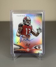 2014 Mike Evans Topps Platinum Refractor On-Card Rookie RC Auto Buccaneers 49ers. rookie card picture