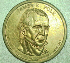 James Polk 2009 D Presidential Dollar $1 US Coin Circulated Ungraded Denver