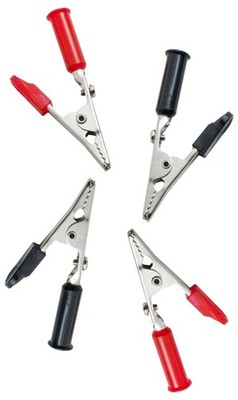 2 Lot Roadpro RP-215 Insulated 2.5 inch Alligator Clips - 2-Pack