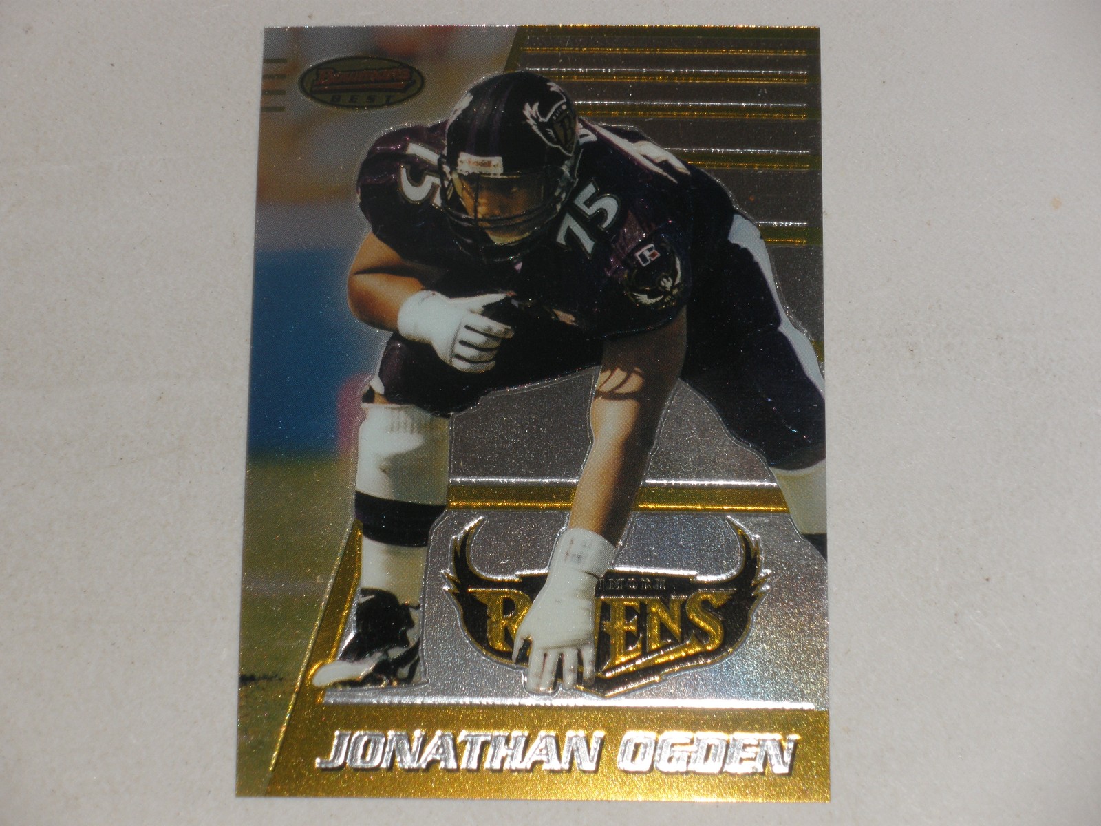 1996 Bowman's Best #148 Jonathan Ogden Rookie RC B
