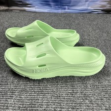 Hoka Unisex U ORA Recovery Slide 3 Lime Glow Sky Men 13 Woman 15 NWT