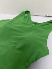 Joy Lab Green Striped Tennis Golf Dress Built In Shorts Open Back Size Small
