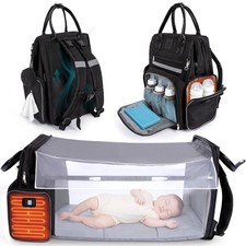Award-Winning Eco-Friendly Smart Diaper Bag with Changing Station   2025 E