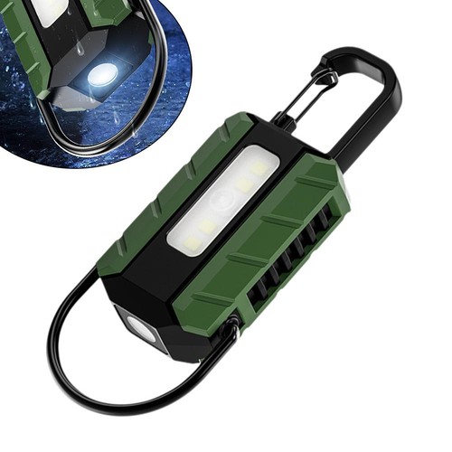 Portachiavi Portatile Multifunzione Doppia Sorgente Luminosa Luce Type-c Ricarica Rapida} - Foto 2 di 20