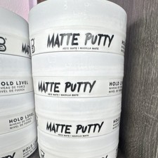 L3VEL3 Matte Putty Hair Styling Product White Strong Hold Hair Putty Formulation