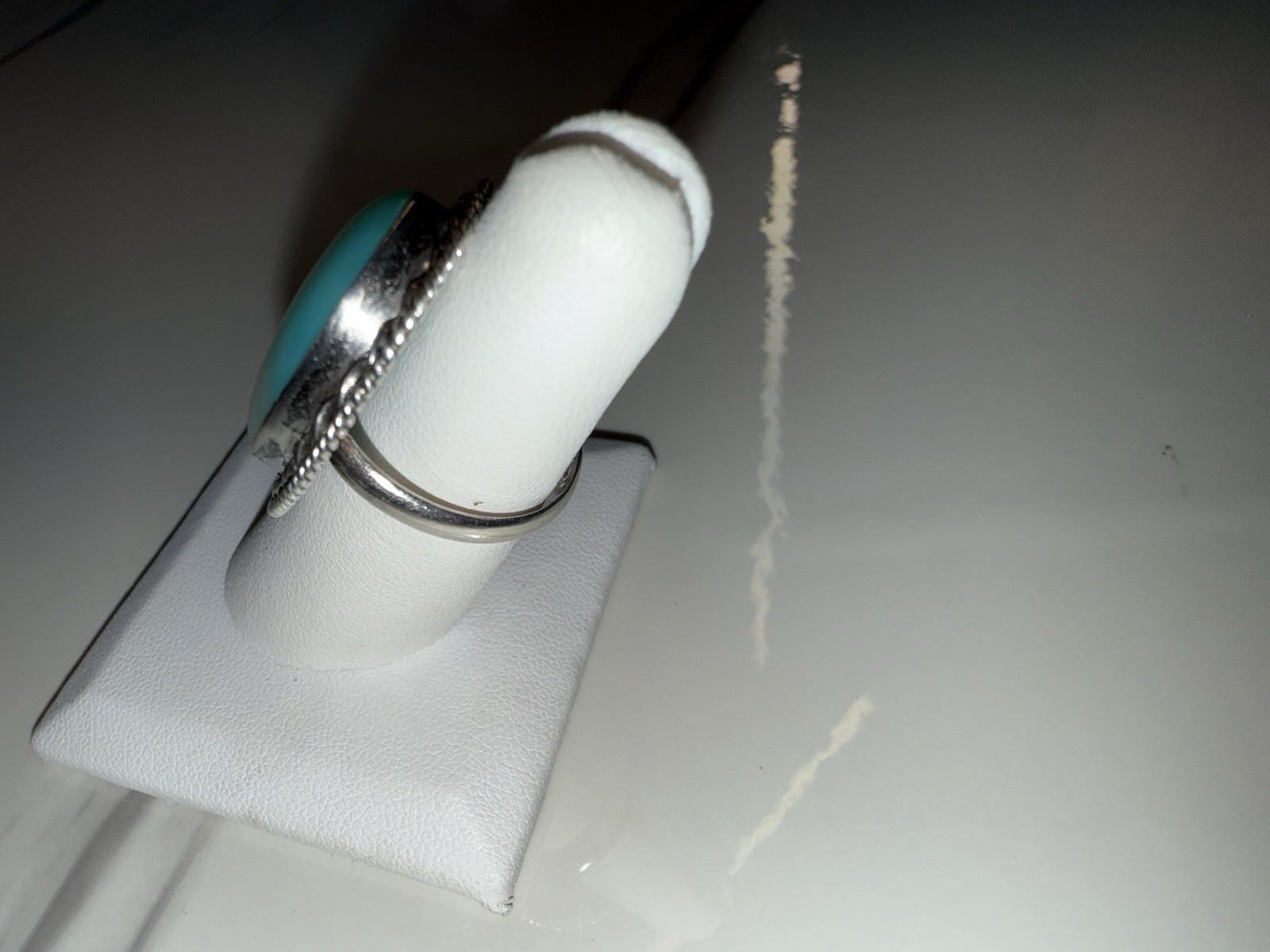 Sterling Silver Statement Piece Oval Ring women’s… - image 4