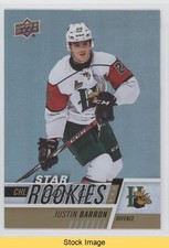 2017-18 Upper Deck CHL Star Rookies Rainbow Justin Barron #336 READ 1u6