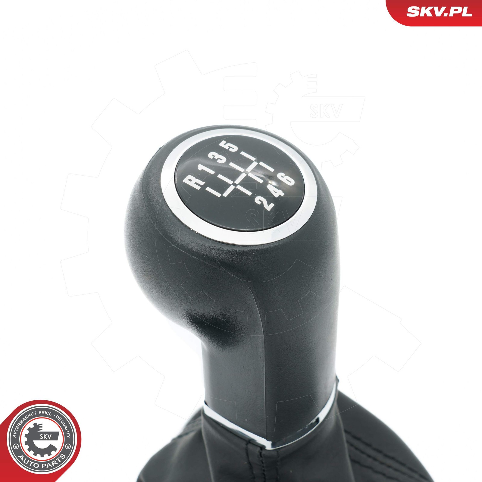 Fits ESEN SKV 63SKV458 gear shift knob with bellows OPEL Astra H 6B chrome fram - Image 11