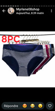 Women s Striped Brief Panties 6 Pack Multicolor Underwear Size XL