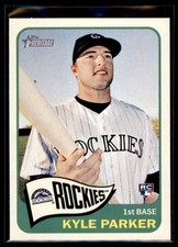 2014 Topps Heritage High Number Kyle Parker RC #H529 Colorado Rockies