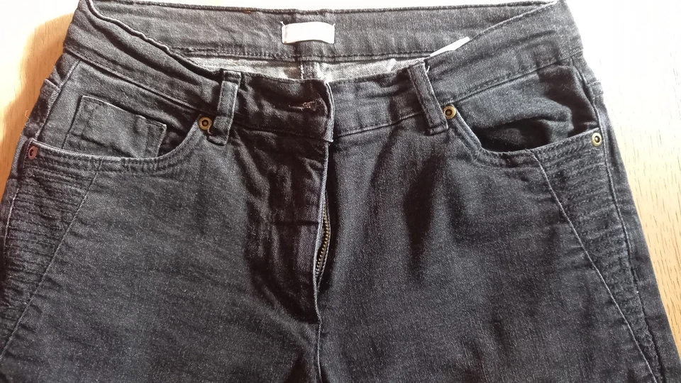 Cheer, Damen, Jeans, gerades Bein,Gr.36, anthrazit, gebraucht - Bild 3 von 4