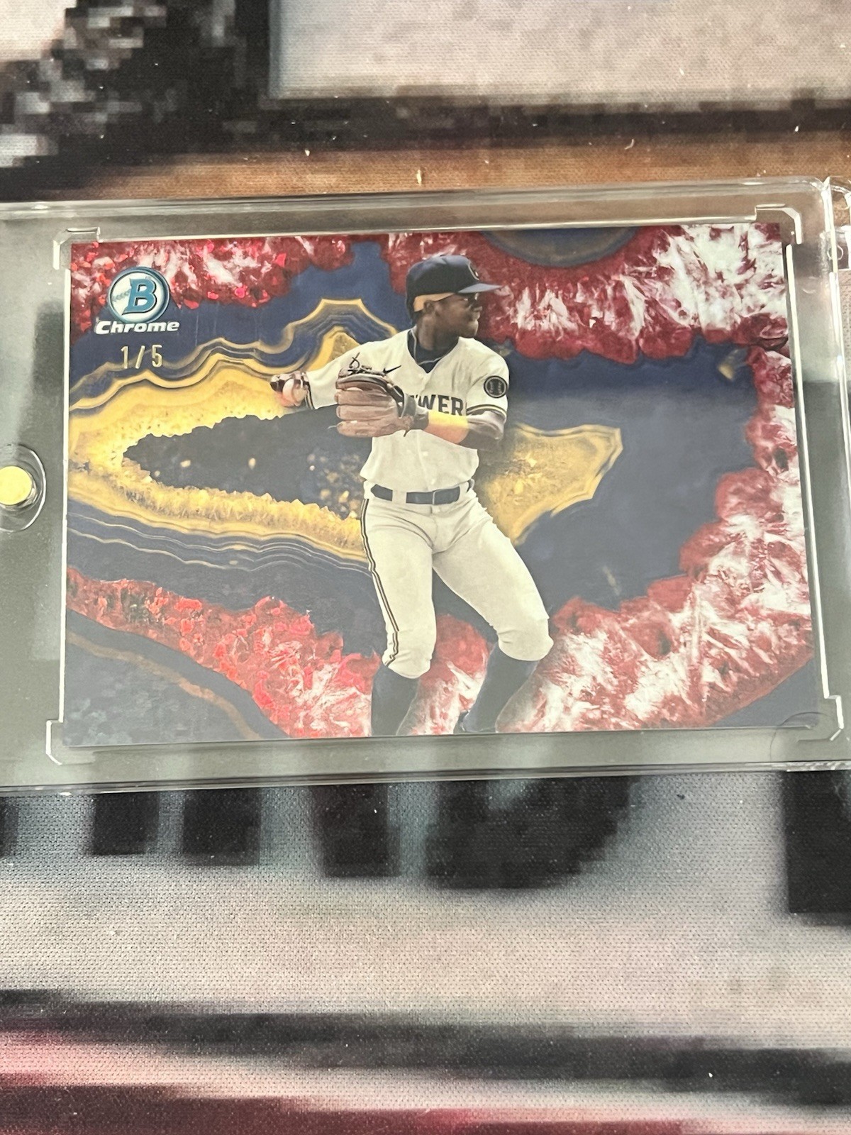 2025 BOWMAN CRYSTALLIZED RED #BWC1 JESUS MADE 1/5