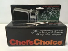 Chef's Choice 460 Multi-Edge Diamond Hone Knife Sharpener Straight Serrated